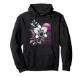 Cattleya Orchid Vaporwave Aesthetic 80S Hoodie - Unique Graphic Men Women - T-Shirt, Sweatshirt, Hoodie