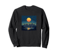 Cityscape Dusk Vector Sweatshirt - Minimalist Print for Adults - T-Shirt, Sweatshirt, Hoodie