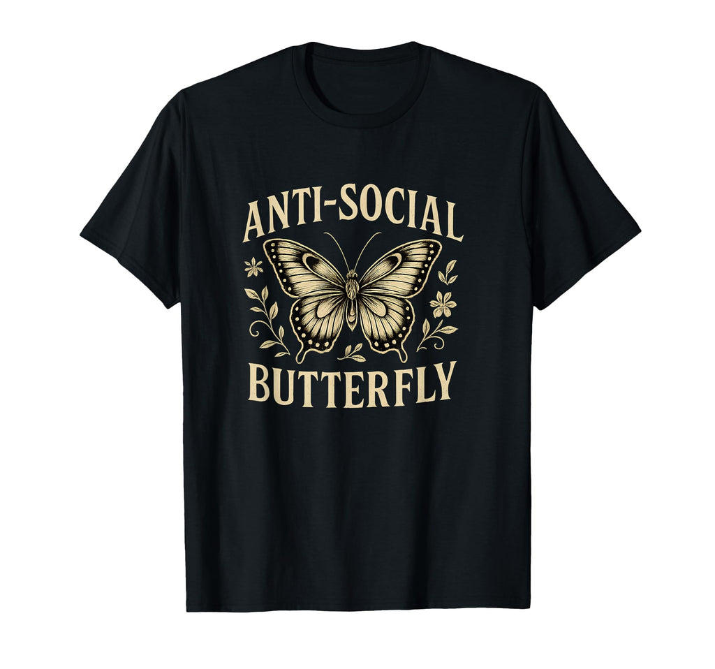 Anti Social Funny Introvert Sarcastic T-Shirt - Fun Novelty Design Unisex - T-Shirt, Sweatshirt, Hoodie