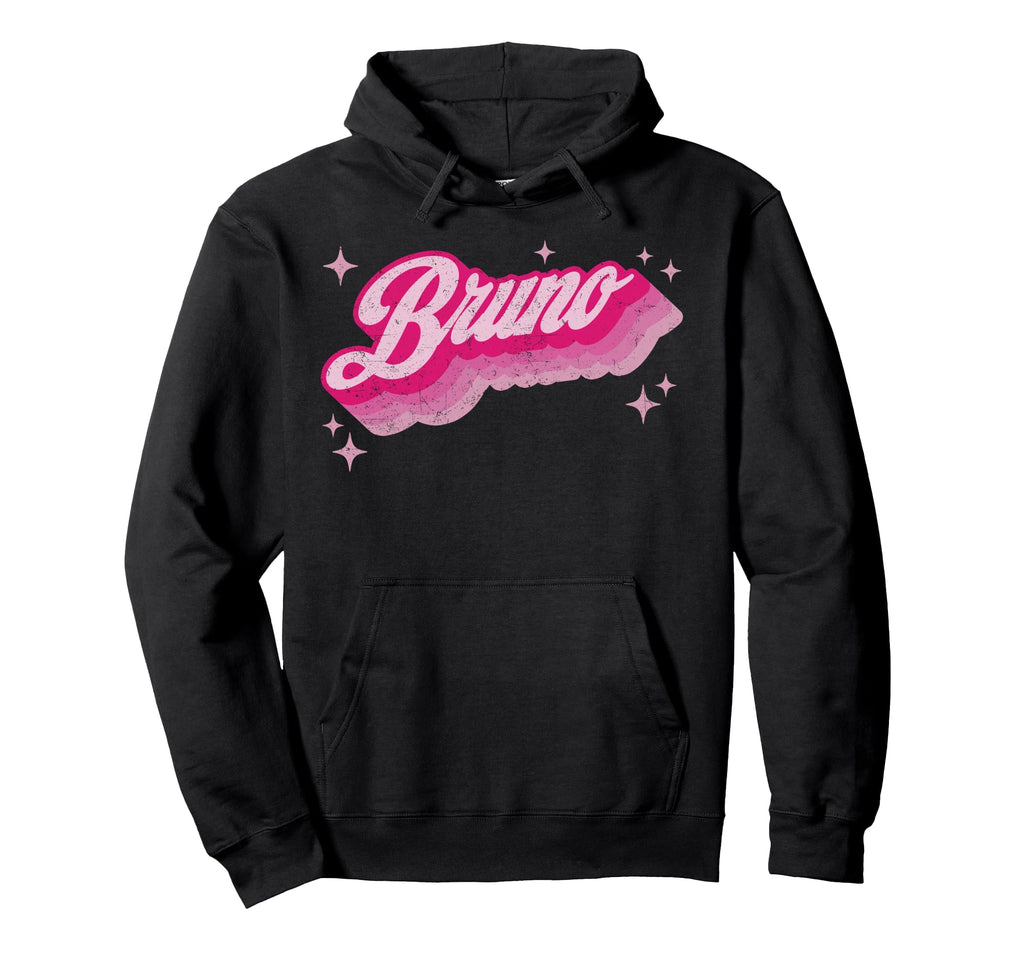 Bruno First Name Personalized Female Hoodie - Fun Novelty Design Men Women - T-Shirt, Sweatshirt, Hoodie