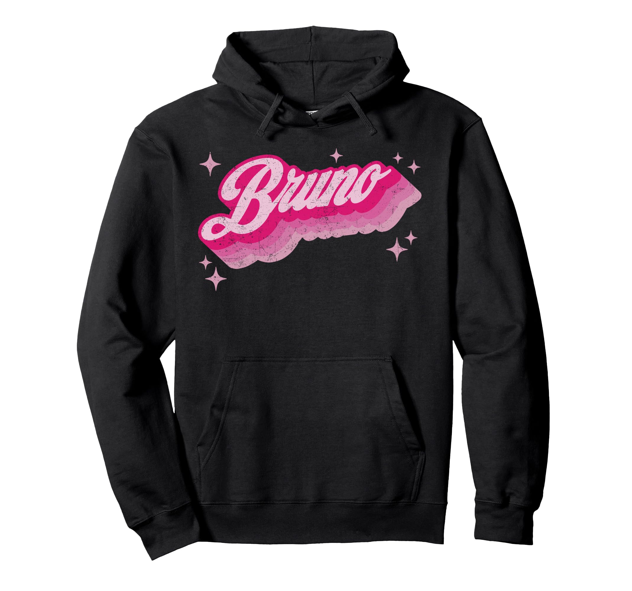 Bruno First Name Personalized Female Hoodie - Fun Novelty Design Men Women - T-Shirt, Sweatshirt, Hoodie