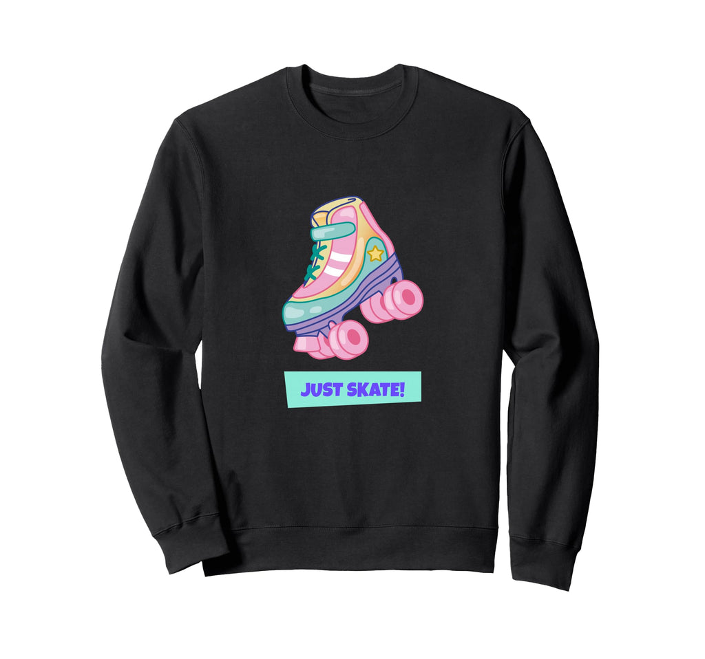 Roller Skate 90S 80S Kitsch Sweatshirt - Minimalist Print for Adults - T-Shirt, Sweatshirt, Hoodie