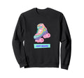 Roller Skate 90S 80S Kitsch Sweatshirt - Minimalist Print for Adults - T-Shirt, Sweatshirt, Hoodie