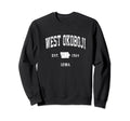 West Okoboji Iowa Ia Athletic Sweatshirt - Aesthetic Graphic Men Women - T-Shirt, Sweatshirt, Hoodie