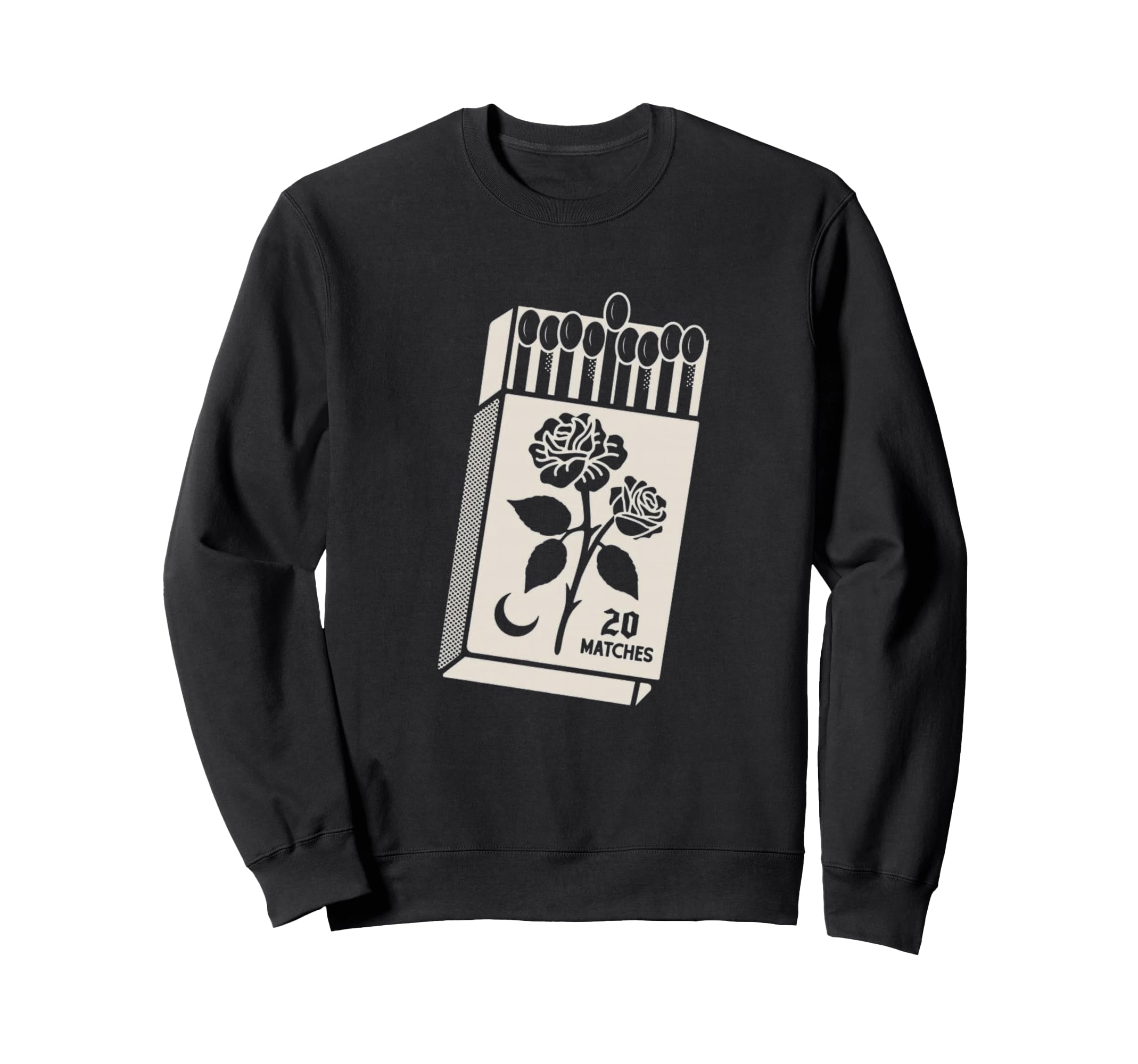 Matches Rose Matchbox 20 Matches Sweatshirt - Graphic Print for Adults - T-Shirt, Sweatshirt, Hoodie