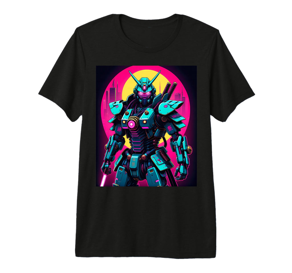 Japanese Vaporwave Samurai 80S Synthwave T-Shirt - Unique Graphic Unisex - T-Shirt, Sweatshirt, Hoodie