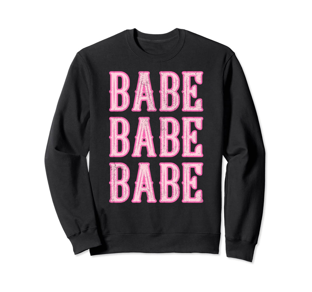 Western Babe Rodeo Cowgirl Sweatshirt - Minimalist Print Unisex - T-Shirt, Sweatshirt, Hoodie