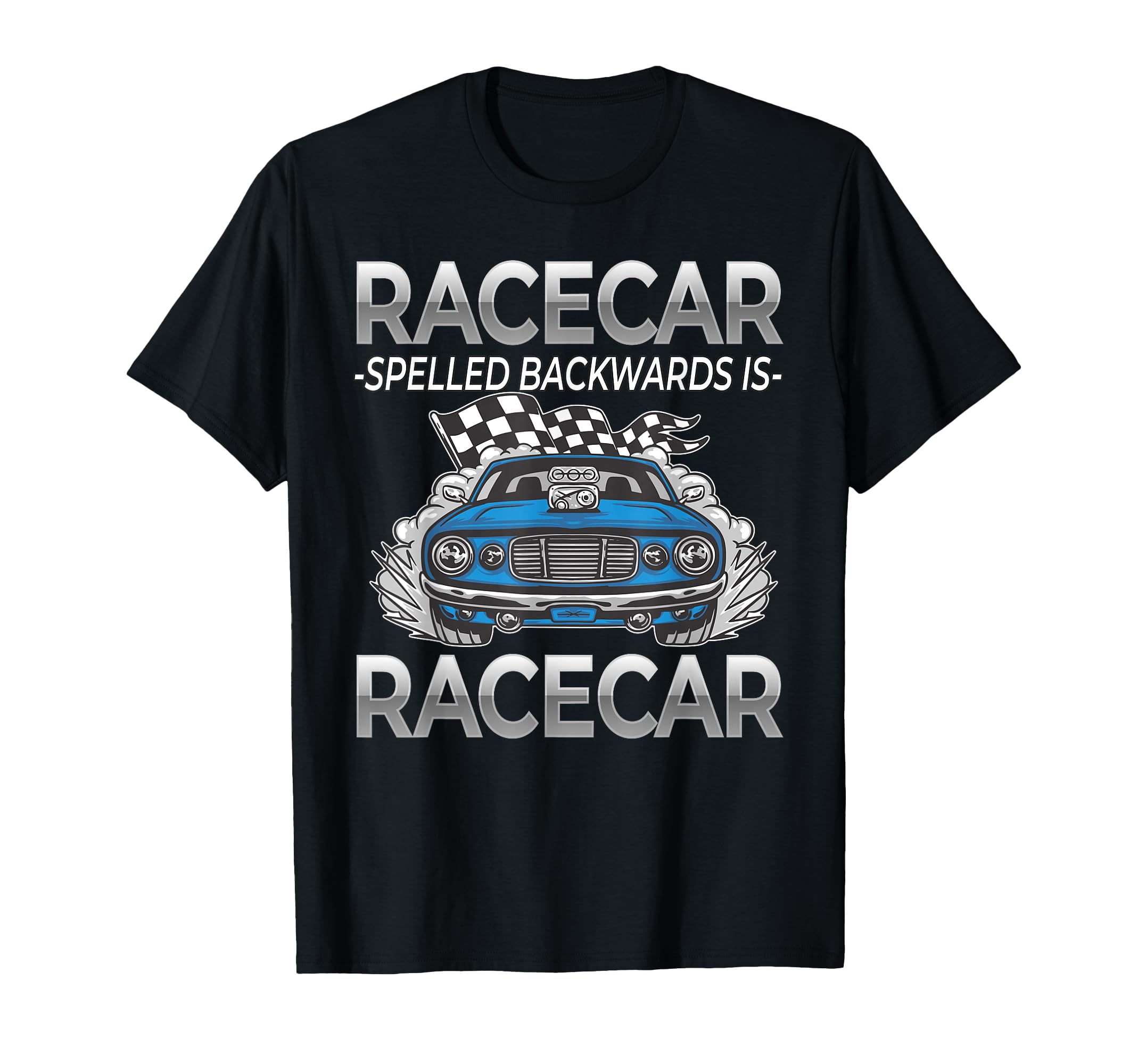 Racecar Spelled Backwards Is Race T-Shirt - Aesthetic Graphic Men Women - T-Shirt, Sweatshirt, Hoodie