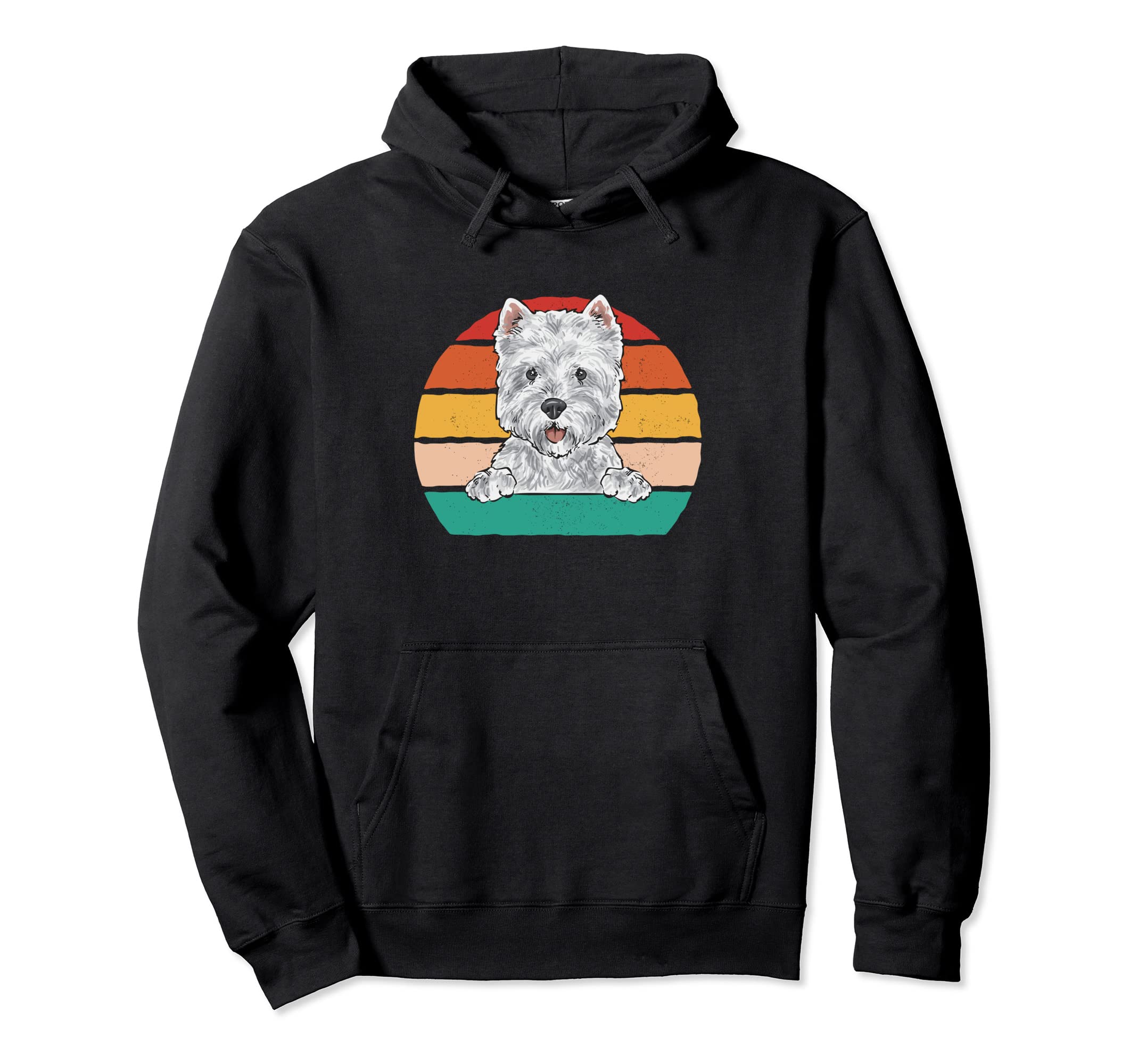 Westie West Highland White Terrier Hoodie - Novelty Apparel Men Women - T-Shirt, Sweatshirt, Hoodie