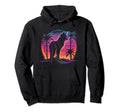 Cat Vaporwave Retrowave Aesthetic Hoodie - Unique Graphic Men Women - T-Shirt, Sweatshirt, Hoodie