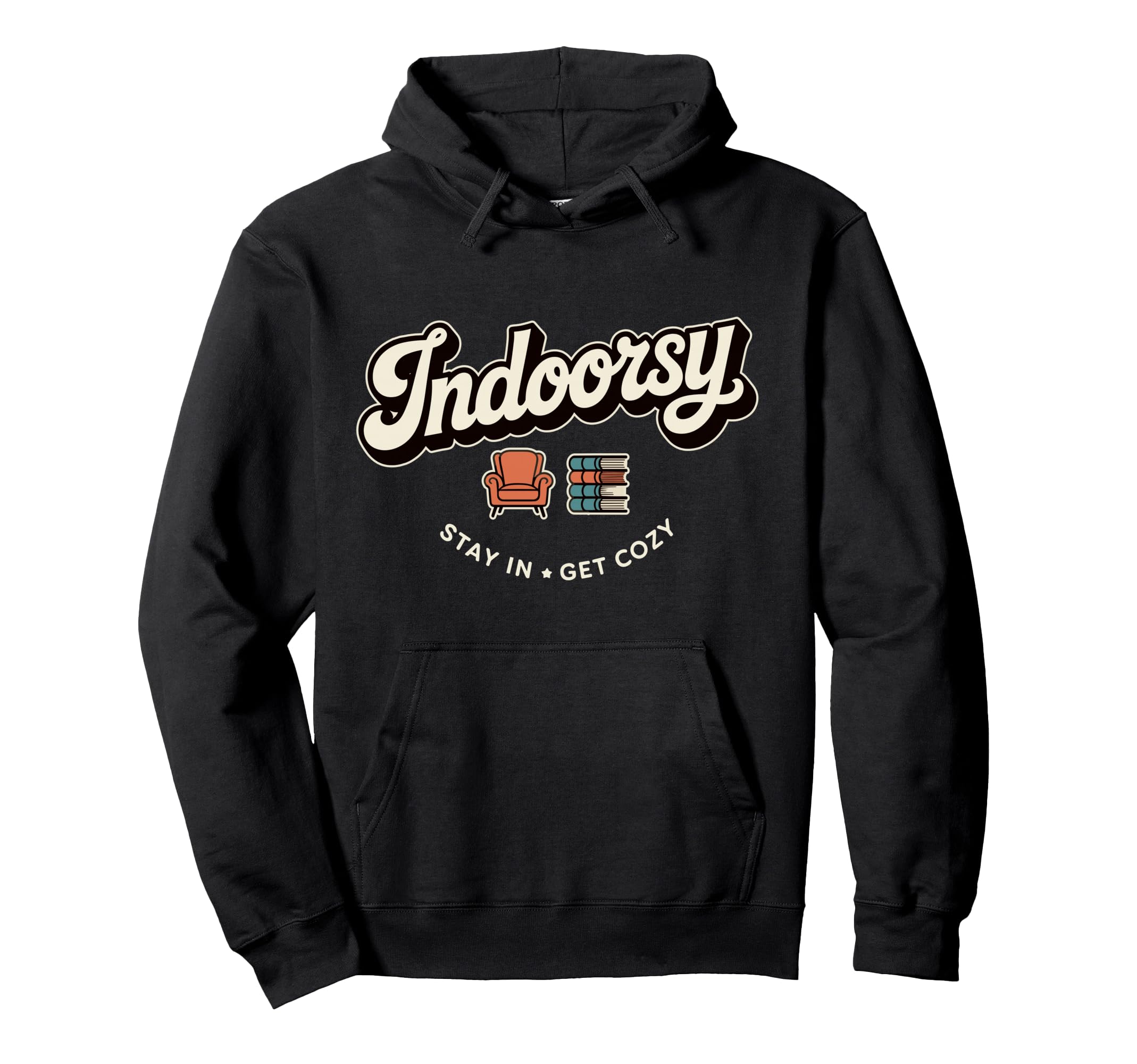 Antisocial Homebody Indoorsy Introvert Hoodie - Trendy Graphic Unisex - T-Shirt, Sweatshirt, Hoodie