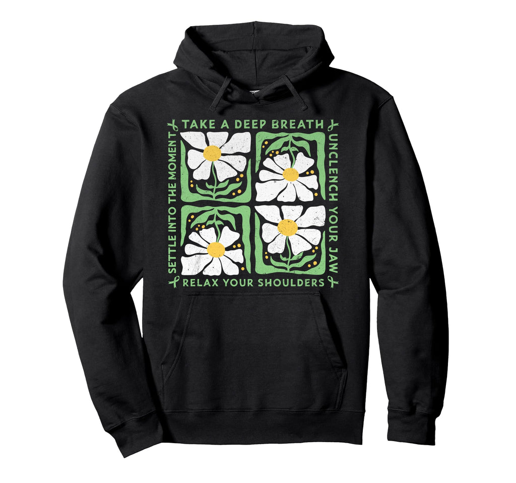 May We Wear Green Mental Health Awareness Hoodie - Graphic Print for Adults - T-Shirt, Sweatshirt, Hoodie