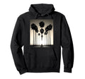 Black White Photo Palm Trees Sunset Hoodie - Graphic Print Men Women - T-Shirt, Sweatshirt, Hoodie