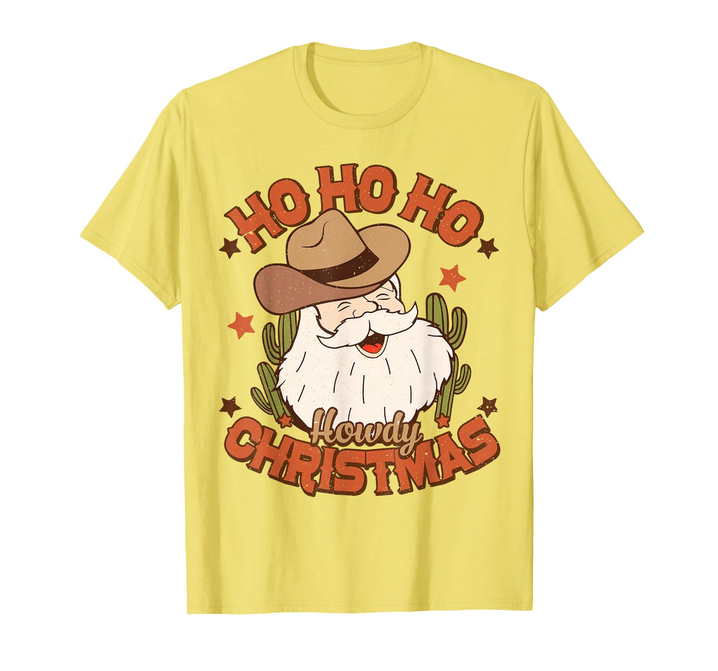 Howdy Santa Ho Ho Howdy Rodeo Western T-Shirt - Trendy Graphic Men Women - T-Shirt, Sweatshirt, Hoodie