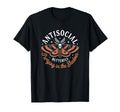 Funny Anti Social Butterfly Sarcasm T-Shirt - Minimalist Print Unisex - T-Shirt, Sweatshirt, Hoodie