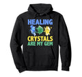 Crystal Healing Stones Pun Gemstones Hoodie - Minimalist Print for Adults - T-Shirt, Sweatshirt, Hoodie