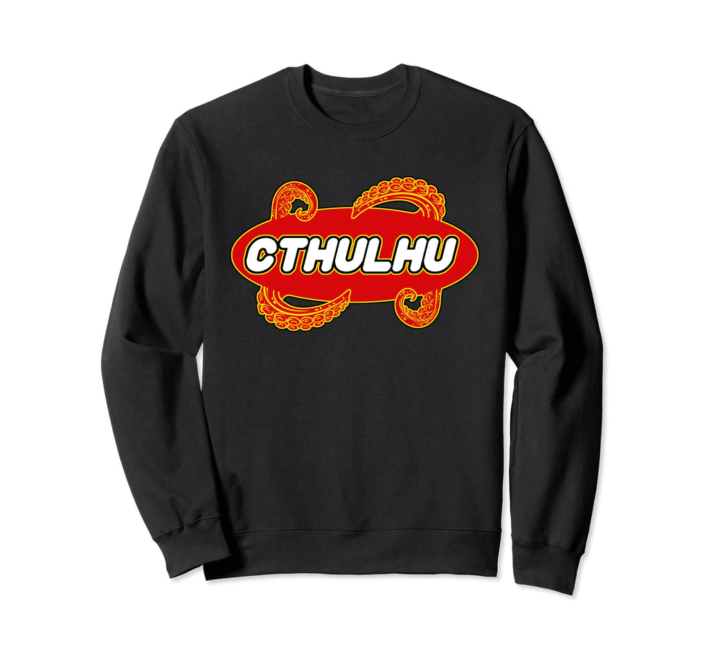 70S And 80S Colored Cthulhu And Sweatshirt - Graphic Print for Adults - T-Shirt, Sweatshirt, Hoodie