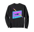 Aesthetic Vaporwave Synthwave Sweatshirt - Casual Everyday Wear Men Women - T-Shirt, Sweatshirt, Hoodie