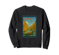 Venice Italy 50S Canal Gondola Art Sweatshirt - Minimalist Print for Adults - T-Shirt, Sweatshirt, Hoodie