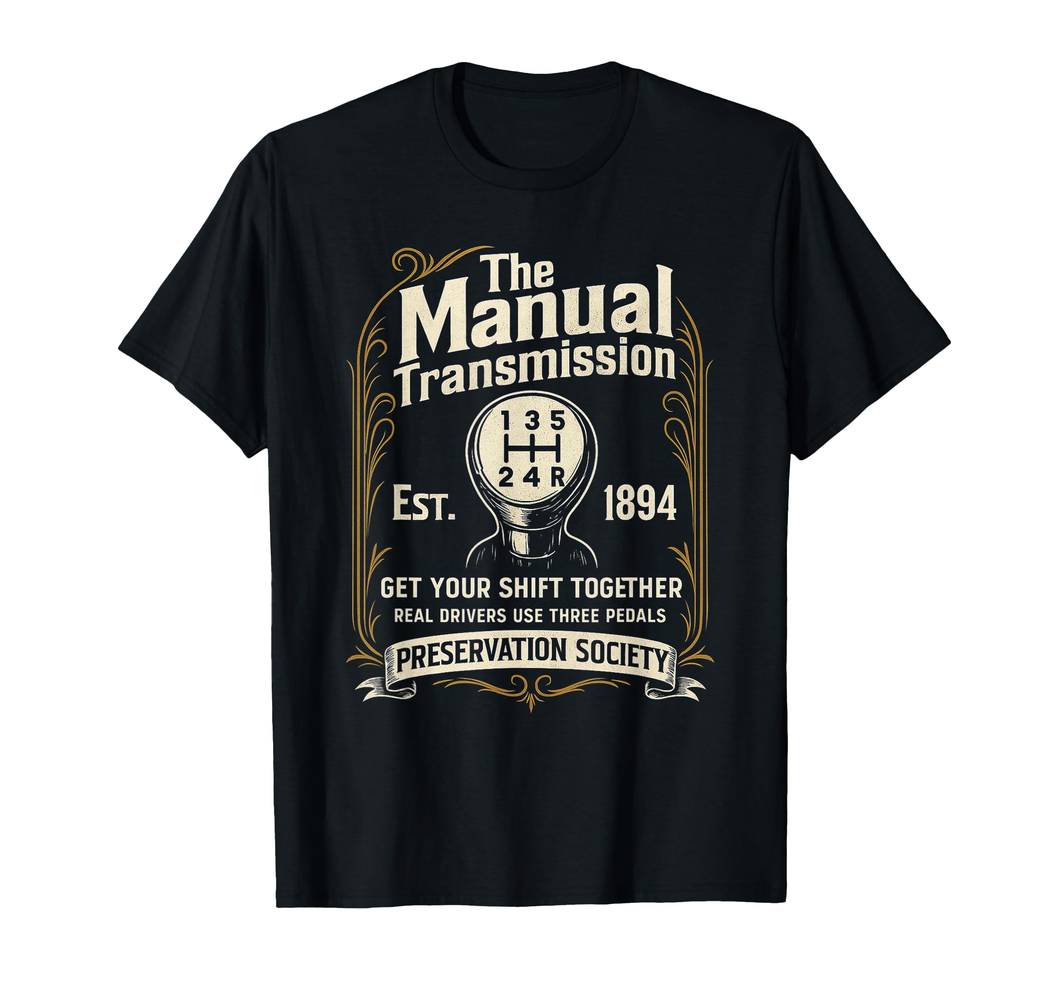 Manual Transmission Preservation Society T-Shirt - Custom Art Print Unisex - T-Shirt, Sweatshirt, Hoodie