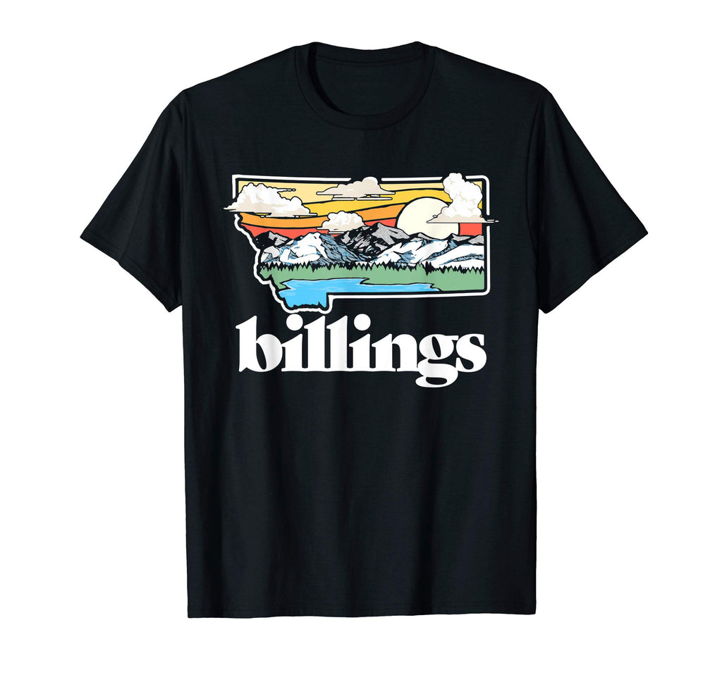 Billings Montana Outdoors Mountains T-Shirt - Streetwear Style for Adults - T-Shirt, Sweatshirt, Hoodie