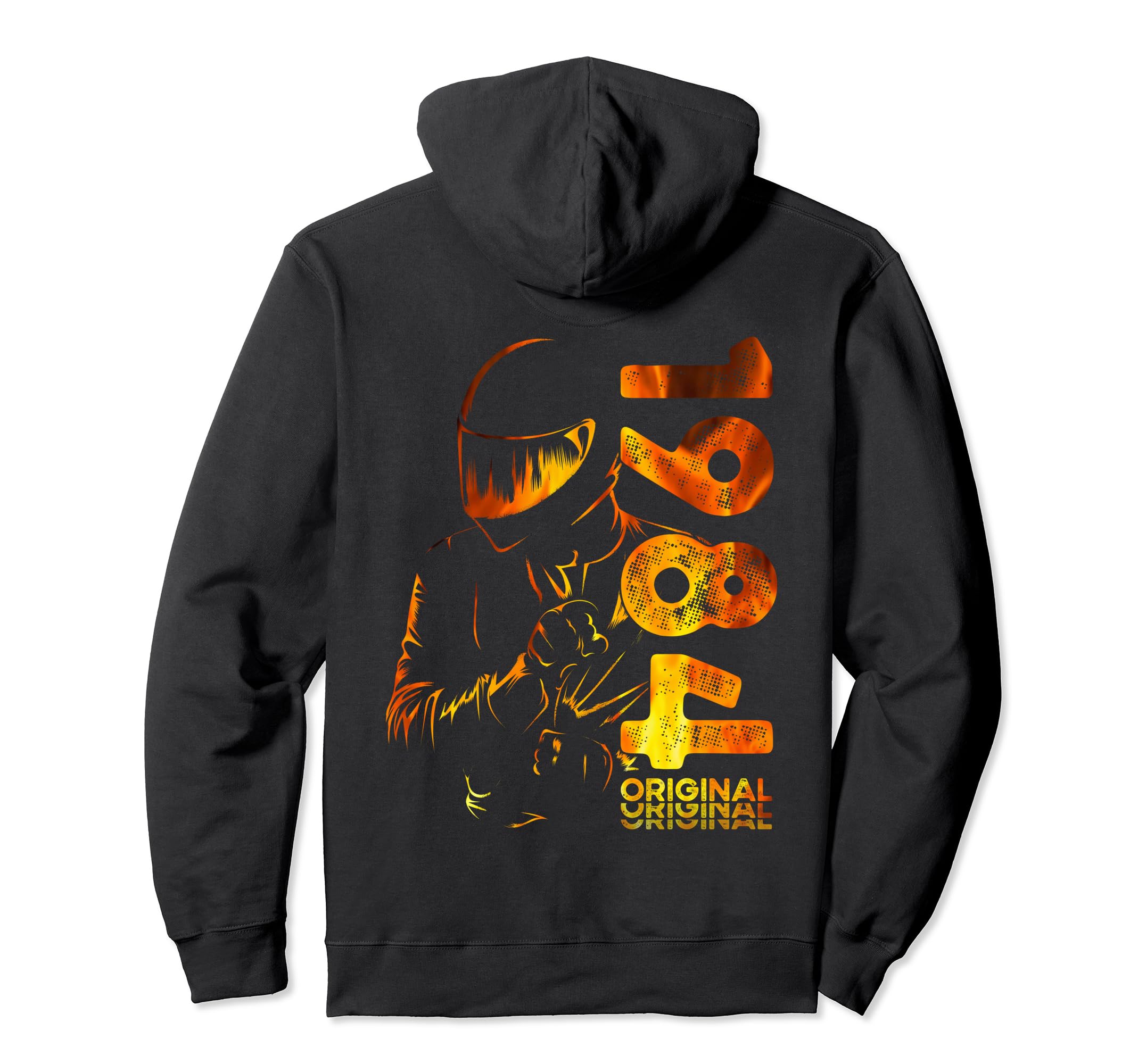 40Th Birthday Motorcycle Hoodie - Fun Novelty Design Men Women - T-Shirt, Sweatshirt, Hoodie