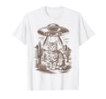 Funny Cat Western Ufo Cowboy Cat T-Shirt - Unique Graphic Men Women - T-Shirt, Sweatshirt, Hoodie