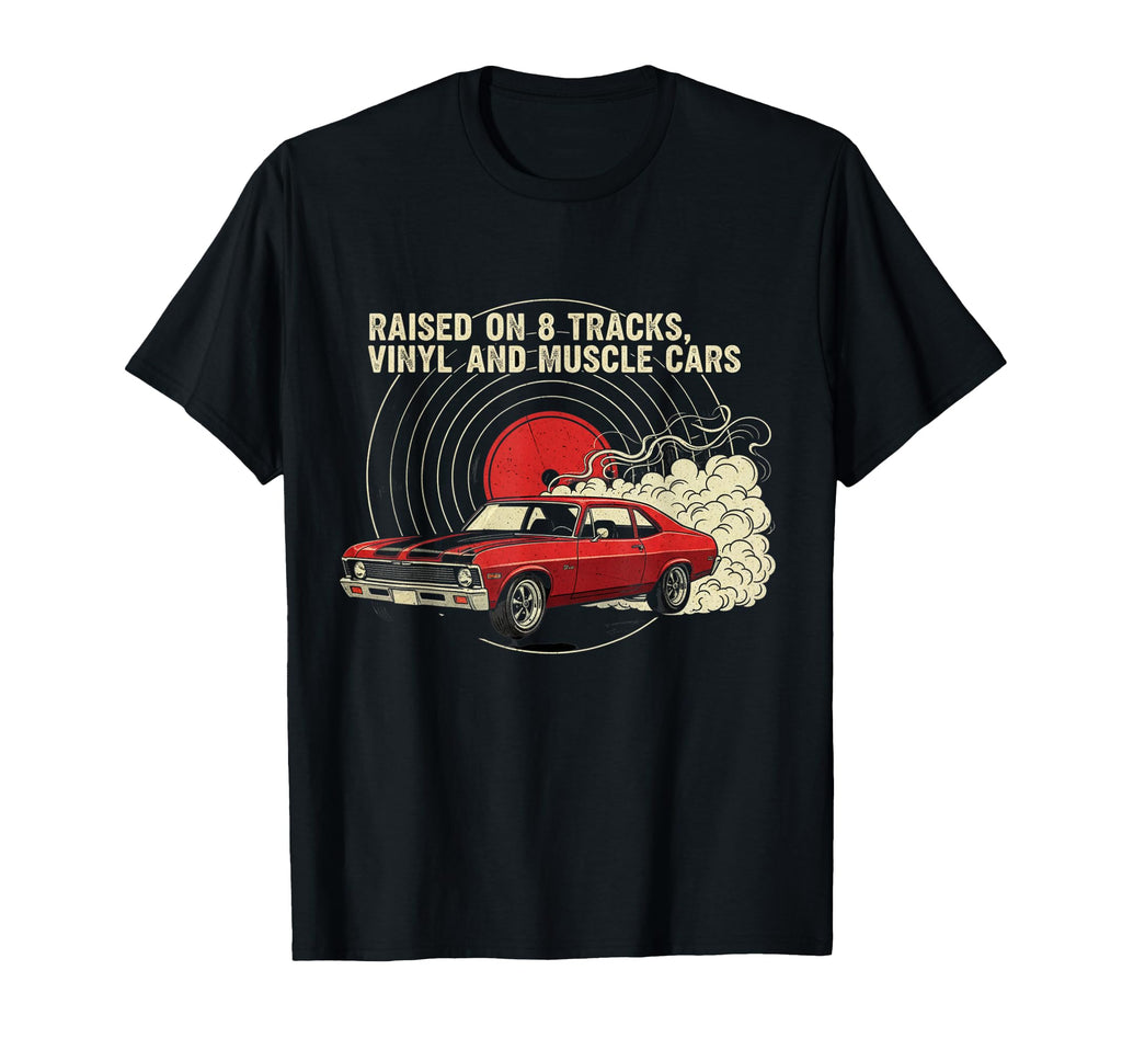 Raised Vinyl And V8S 70 Nova Lover T-Shirt - Aesthetic Graphic Unisex - T-Shirt, Sweatshirt, Hoodie