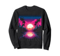 Vaporwave Cityscape 80S Synthwave 6 Sweatshirt - Streetwear Style Unisex - T-Shirt, Sweatshirt, Hoodie