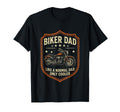 Biker Dad Motorcycle Rebel T-Shirt - Minimalist Print Men Women - T-Shirt, Sweatshirt, Hoodie