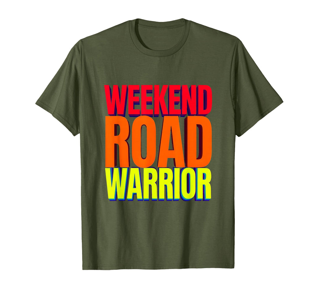 Weekend Road Warrior Car Enthusiast T-Shirt - Casual Everyday Wear Unisex - T-Shirt, Sweatshirt, Hoodie