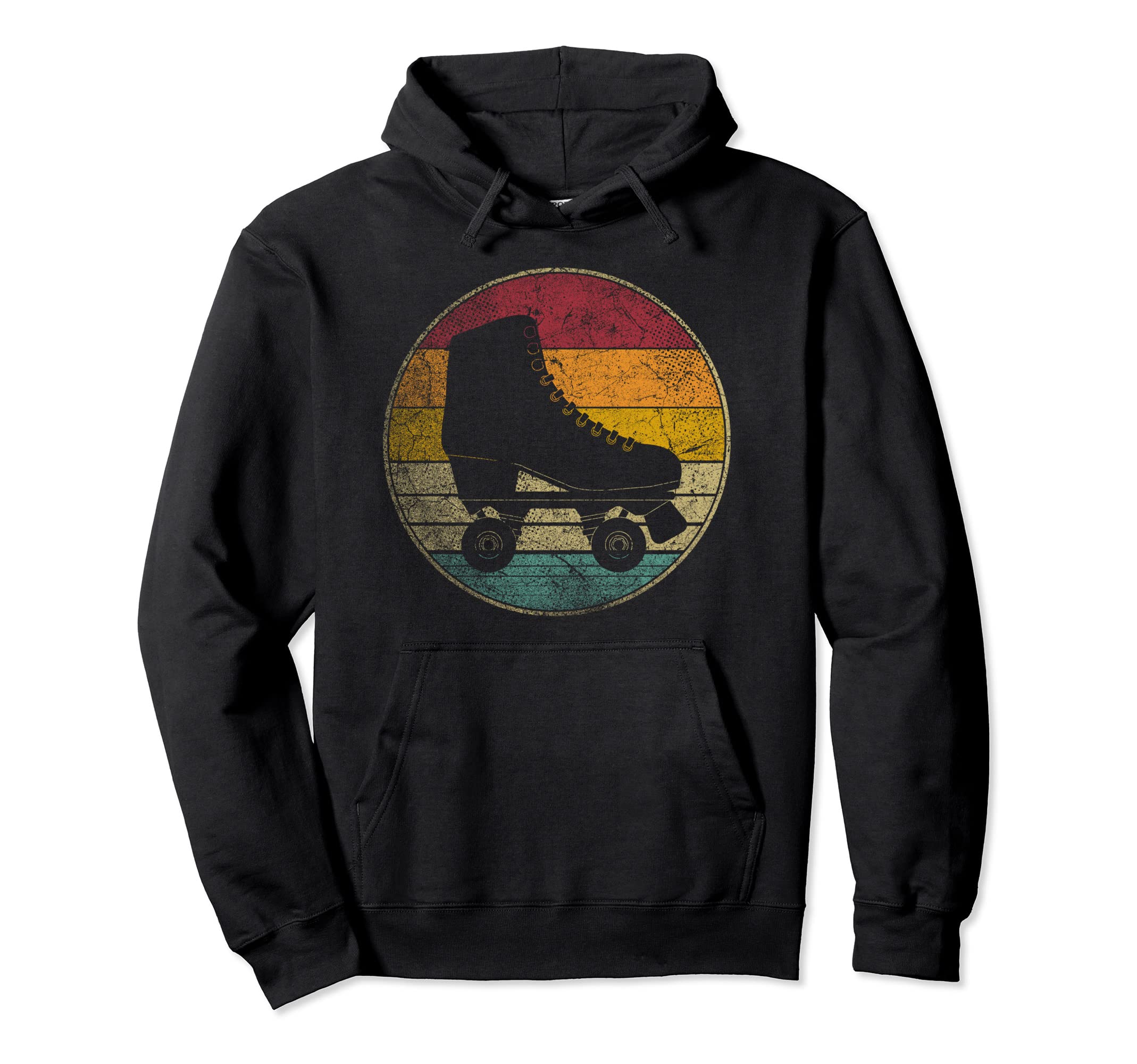 Roller Skates Rink Skating Skater 70S 80S Hoodie - Trendy Graphic Unisex - T-Shirt, Sweatshirt, Hoodie