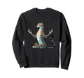 Meditation Leopard Yoga Pose Sweatshirt - Novelty Apparel for Adults - T-Shirt, Sweatshirt, Hoodie