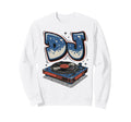 Dj Disc Jockey Vinyl Record Player Sweatshirt - Trendy Graphic Men Women - T-Shirt, Sweatshirt, Hoodie