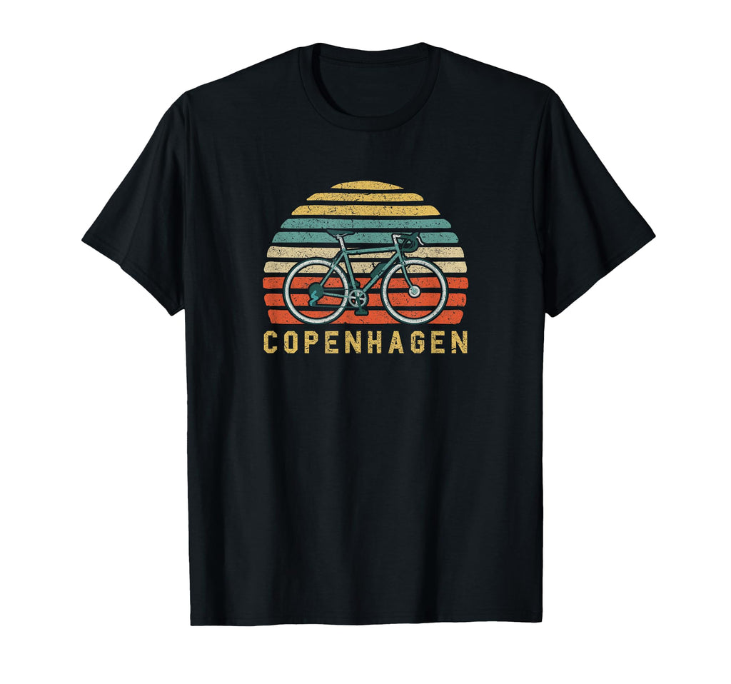 Motorcycle Copenhagen Denmark Cyclists T-Shirt - Novelty Apparel for Adults - T-Shirt, Sweatshirt, Hoodie