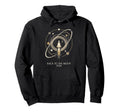 Back To Moon 2026 Funny Astronaut Hoodie - Novelty Apparel for Adults - T-Shirt, Sweatshirt, Hoodie
