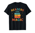Readers Are Magic Book Stack T-Shirt - Custom Art Print Men Women - T-Shirt, Sweatshirt, Hoodie