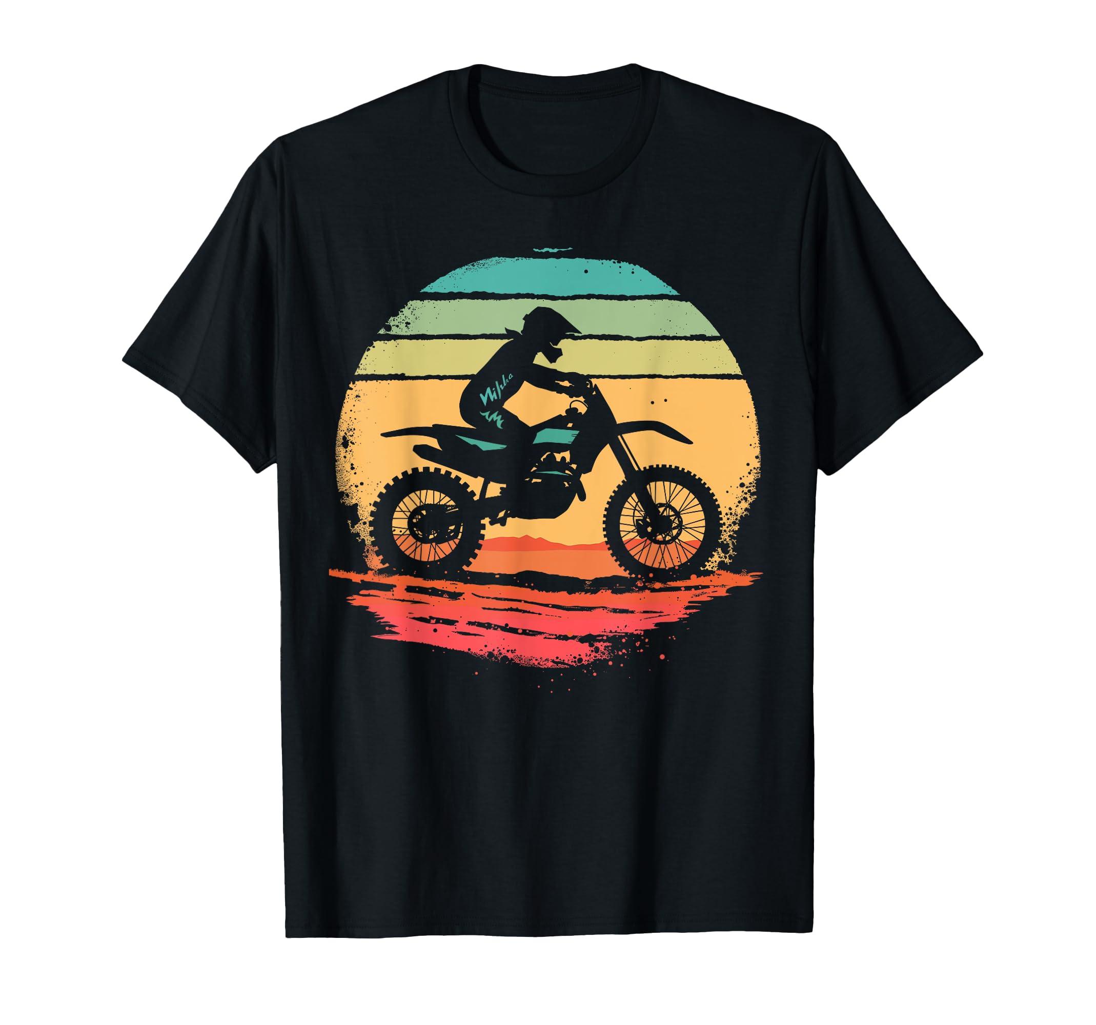 Bike Dirtbike Dirt Bike Rider T-Shirt - Fun Novelty Design for Adults - T-Shirt, Sweatshirt, Hoodie