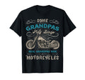 Grandpas Ride Motorcycles Biker T-Shirt - Custom Art Print for Adults - T-Shirt, Sweatshirt, Hoodie