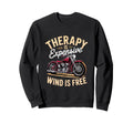 Therapy Is Expensive Wind Is Free Sweatshirt - Minimalist Print for Adults - T-Shirt, Sweatshirt, Hoodie