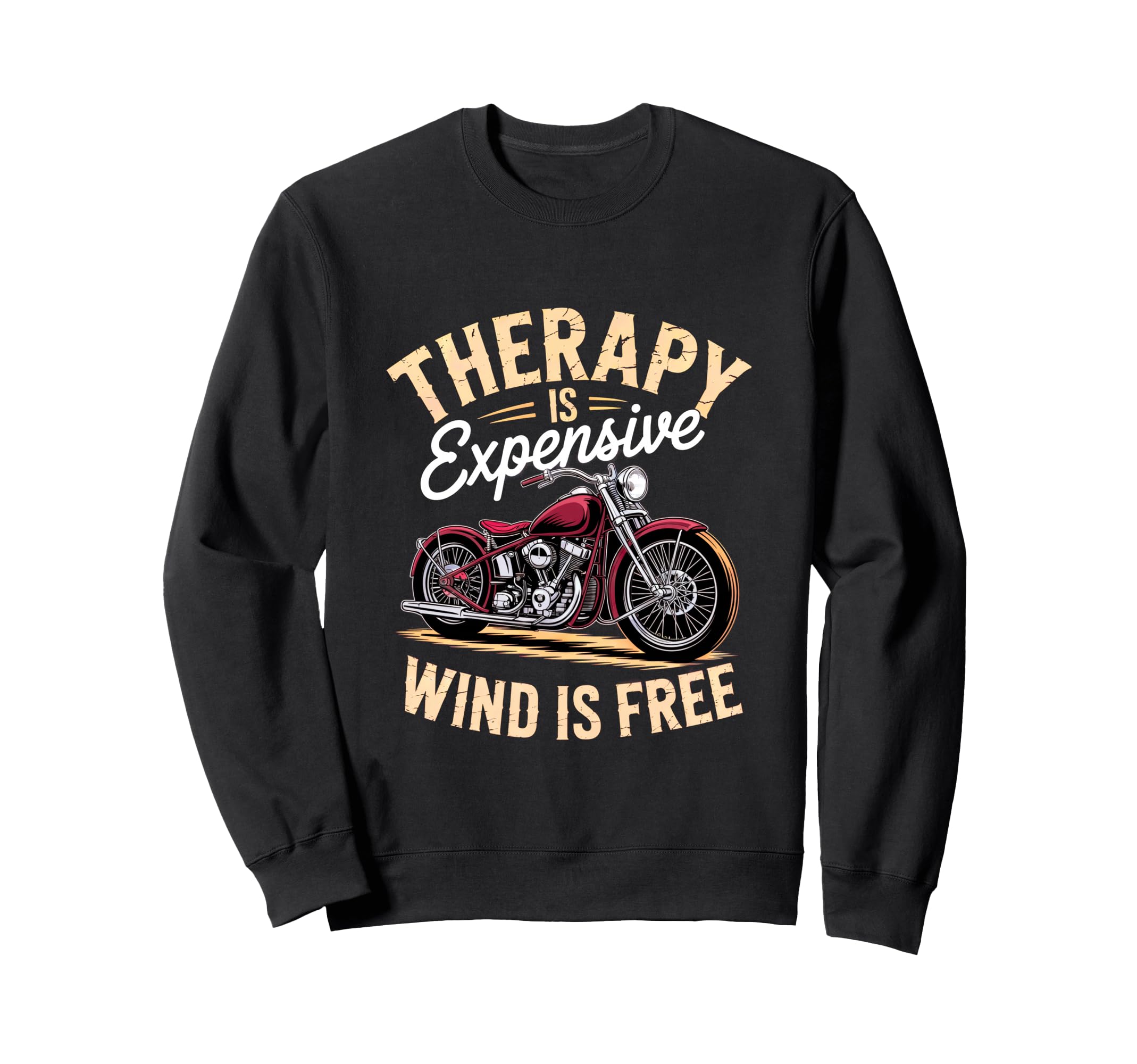 Therapy Is Expensive Wind Is Free Sweatshirt - Minimalist Print for Adults - T-Shirt, Sweatshirt, Hoodie