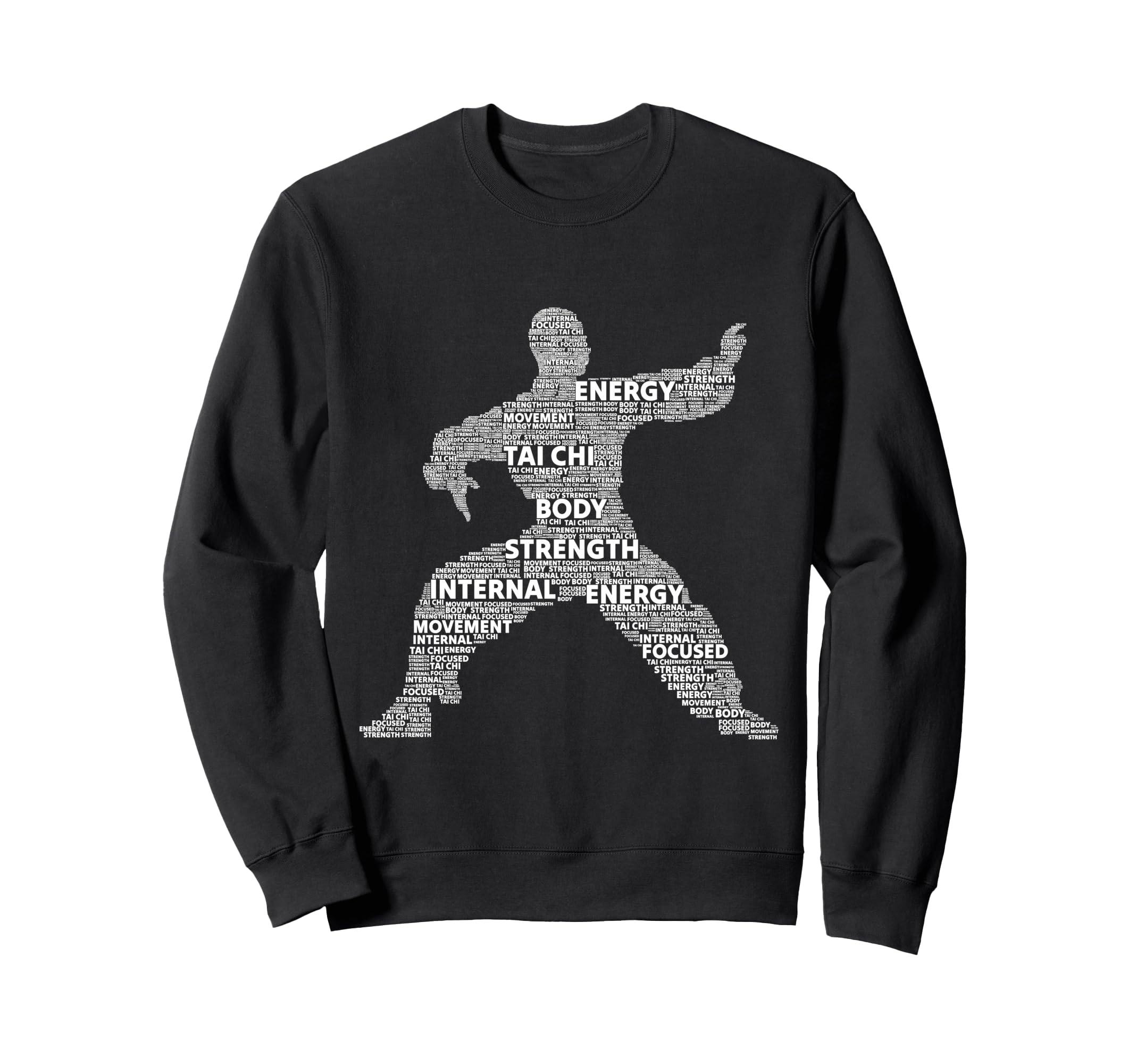 Tai Chi Meditation Martial Arts Zen Sweatshirt - Unique Graphic Men Women - T-Shirt, Sweatshirt, Hoodie