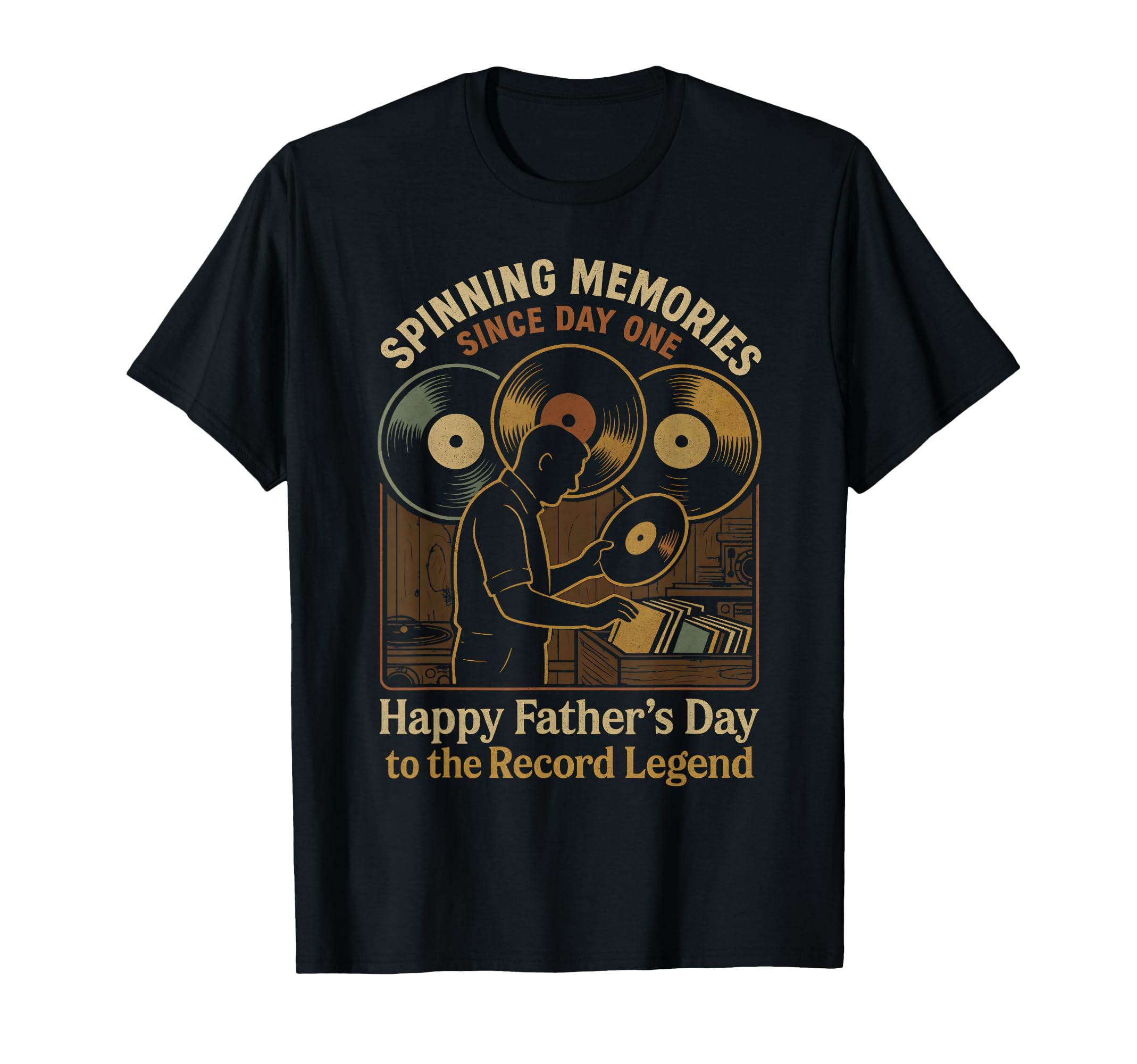 Music Lover Disc Records Collector T-Shirt - Aesthetic Graphic Men Women - T-Shirt, Sweatshirt, Hoodie