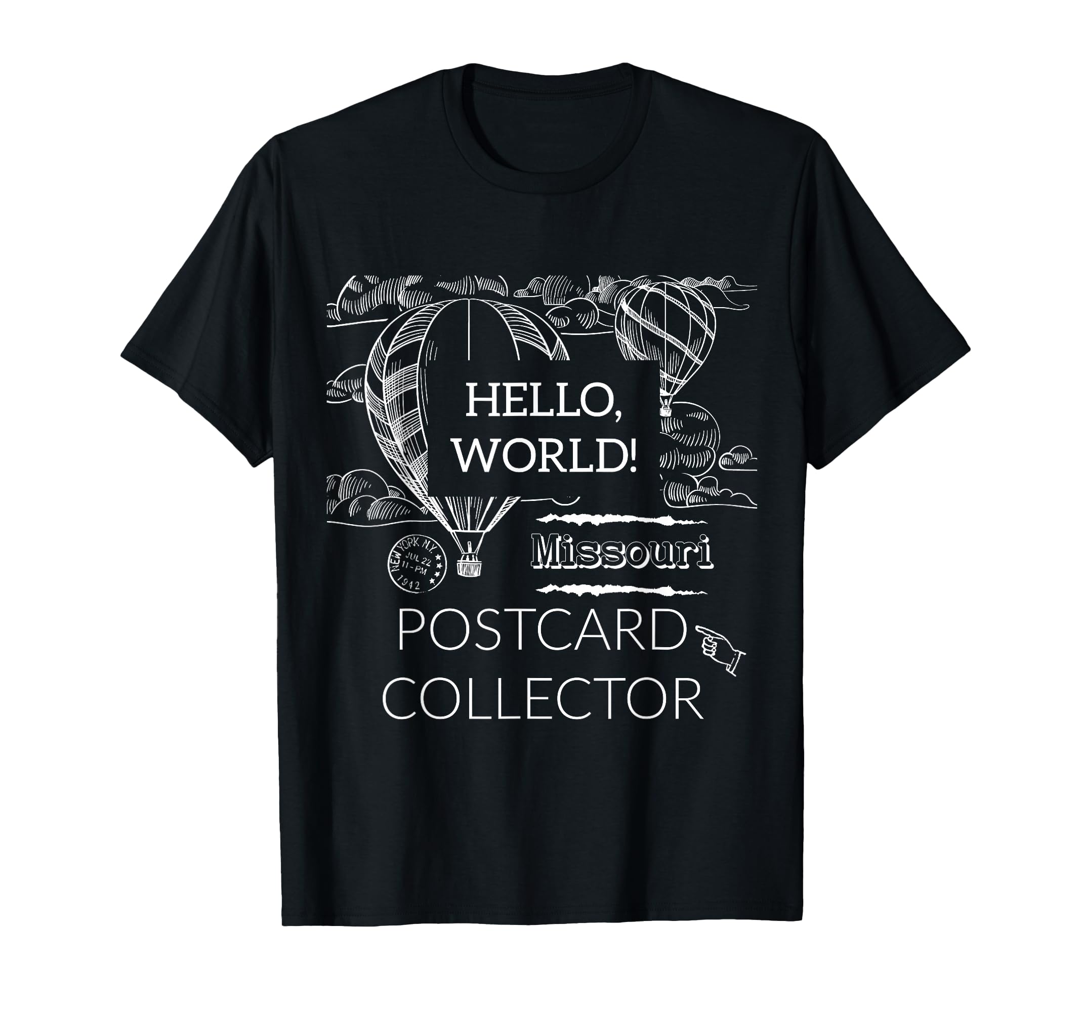 Postcard Collector Deltiologist Hobby T-Shirt - Unique Graphic Men Women - T-Shirt, Sweatshirt, Hoodie