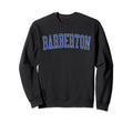 Barberton Oh Distressed Blue Varsity Sweatshirt - Novelty Apparel Men Women - T-Shirt, Sweatshirt, Hoodie