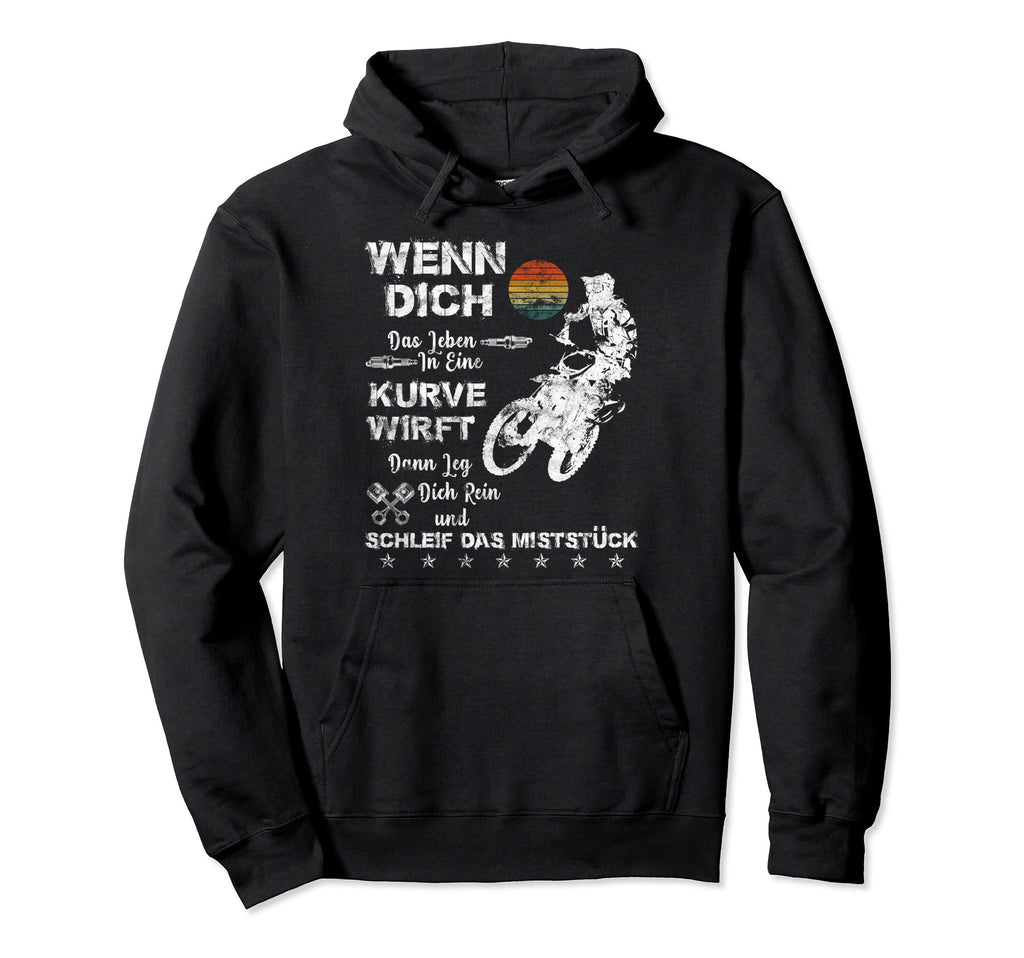 If You Live Curve Throws Motorcycle Hoodie - Aesthetic Graphic for Adults - T-Shirt, Sweatshirt, Hoodie
