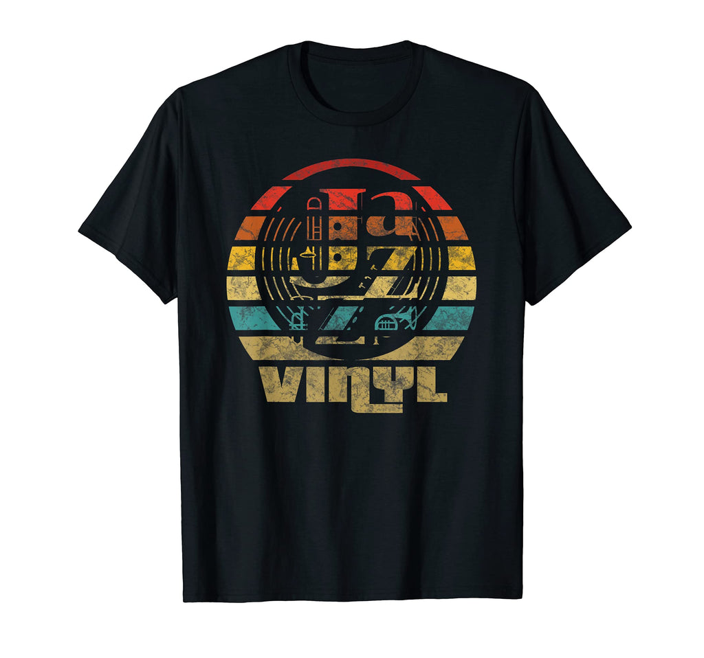 Jazz Vinyl Record Player T-Shirt - Casual Everyday Wear Men Women - T-Shirt, Sweatshirt, Hoodie
