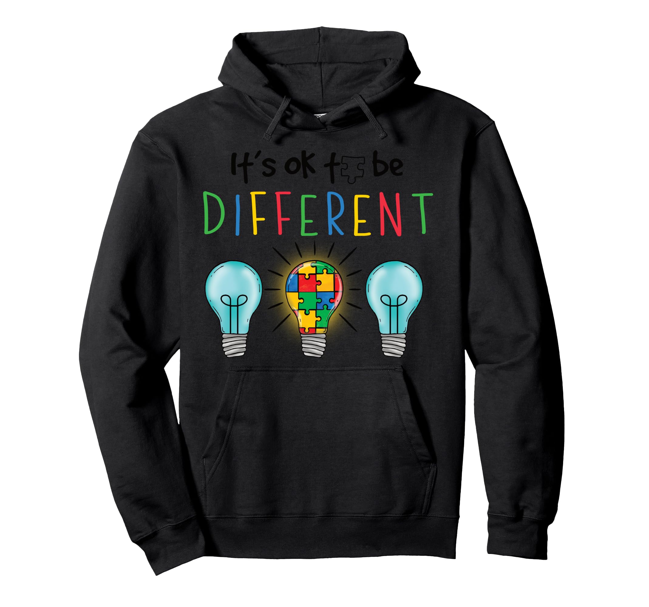 Neurodiversity Brain Autism Awareness Hoodie - Novelty Apparel for Adults - T-Shirt, Sweatshirt, Hoodie
