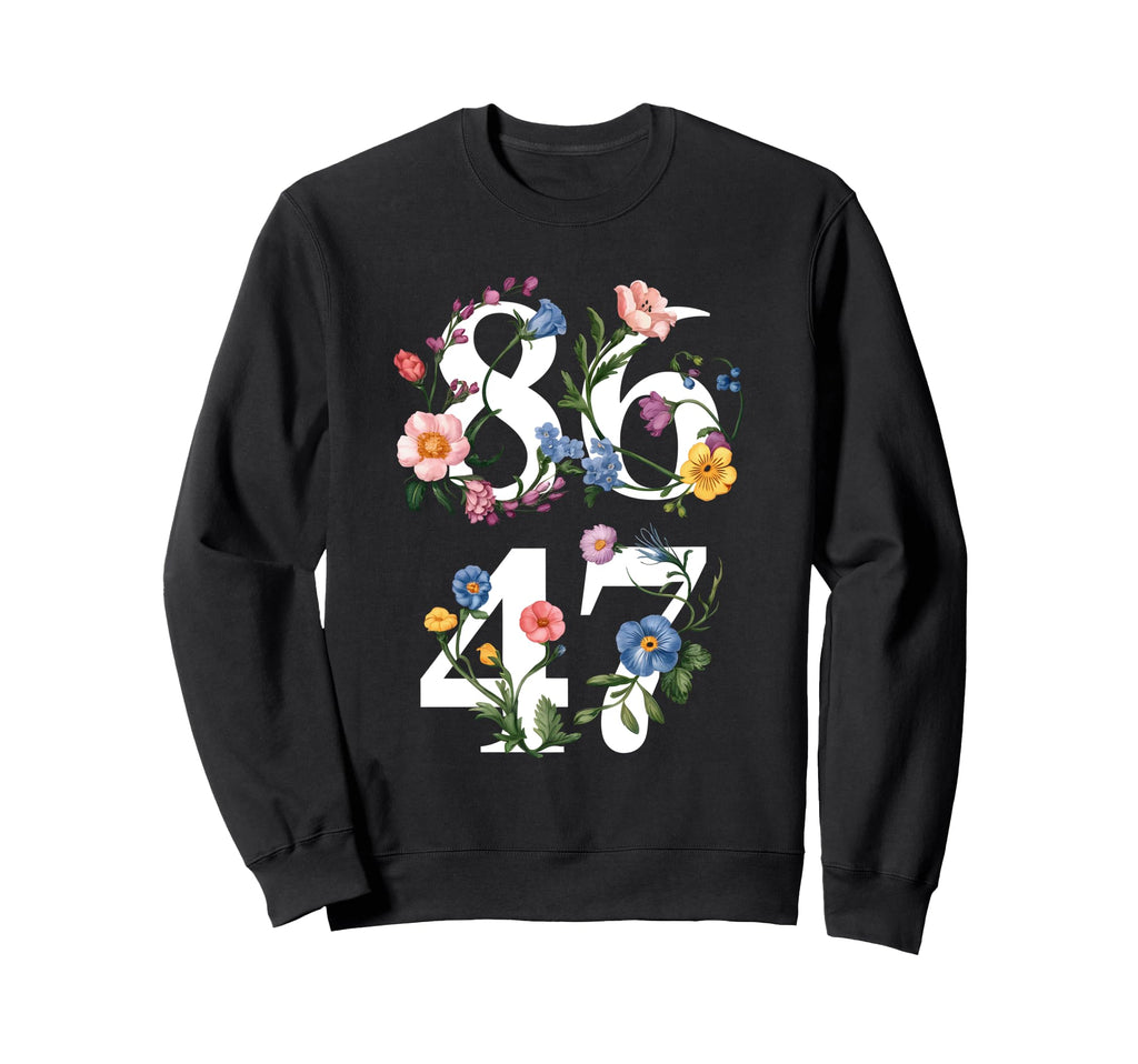 86 47 Foral Boho Sweatshirt - Graphic Print for Adults - T-Shirt, Sweatshirt, Hoodie