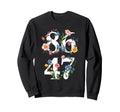 86 47 Foral Boho Sweatshirt - Graphic Print for Adults - T-Shirt, Sweatshirt, Hoodie